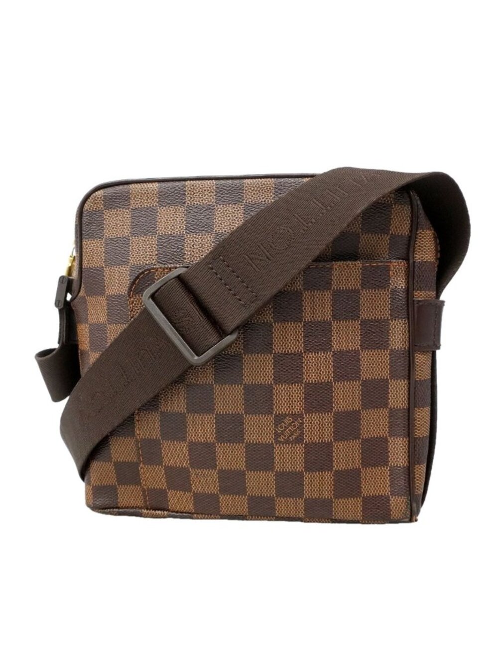 Louis Vuitton Shoulder Bag Damier Olaf PM Ebene